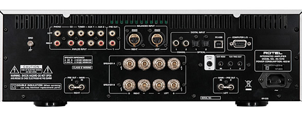 ROTEL RA1570 GEINTEGREERDE VERSTERKER USB DAC